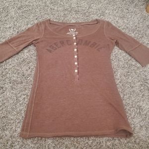 Abercrombie 3/4 sleeve top